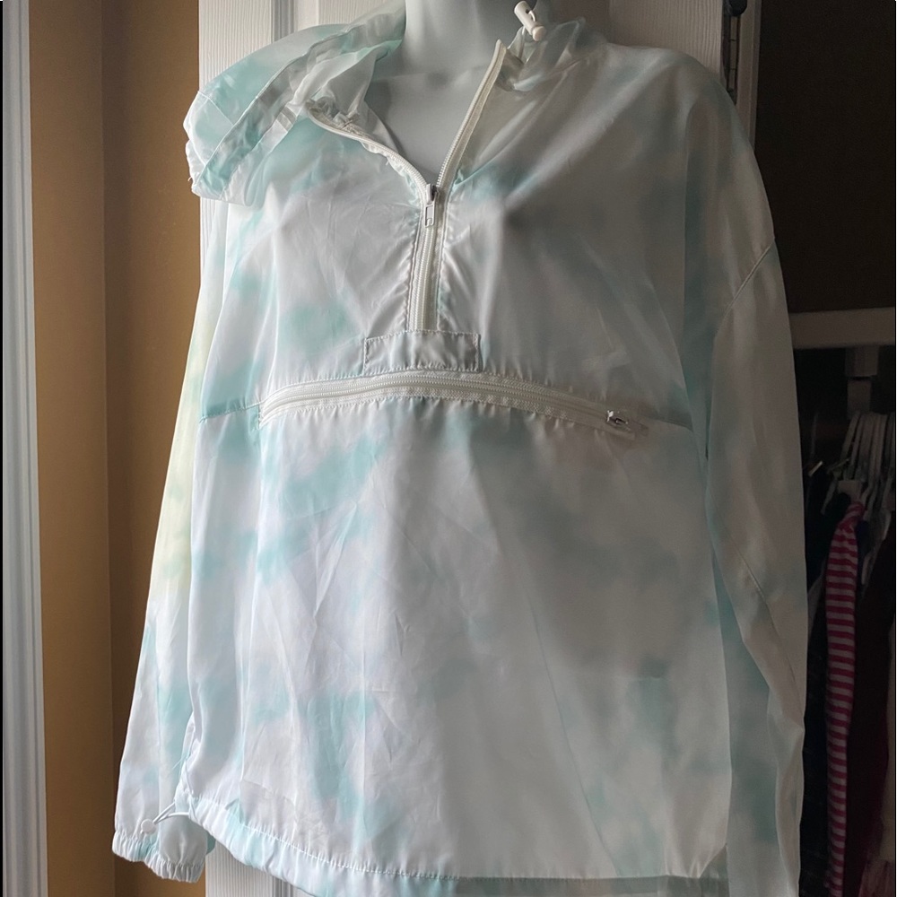 Windbreaker jacket hoodie